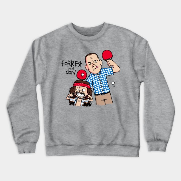 Forrest and Dan! Crewneck Sweatshirt by Raffiti